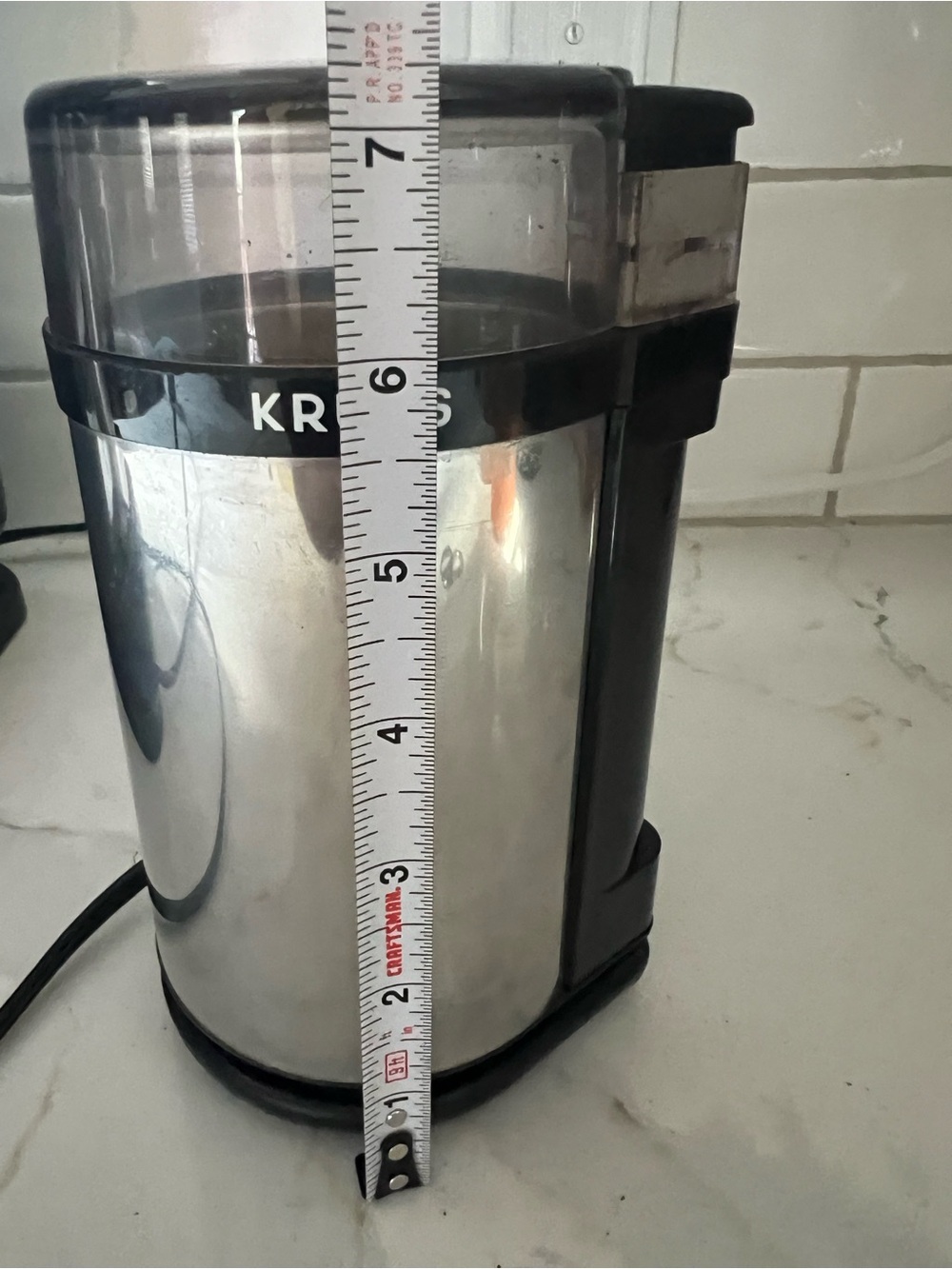 Krups Stainless Steel Coffee Grinder - Picture 2 of 3